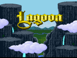 Lagoon title screen for Super Famicom